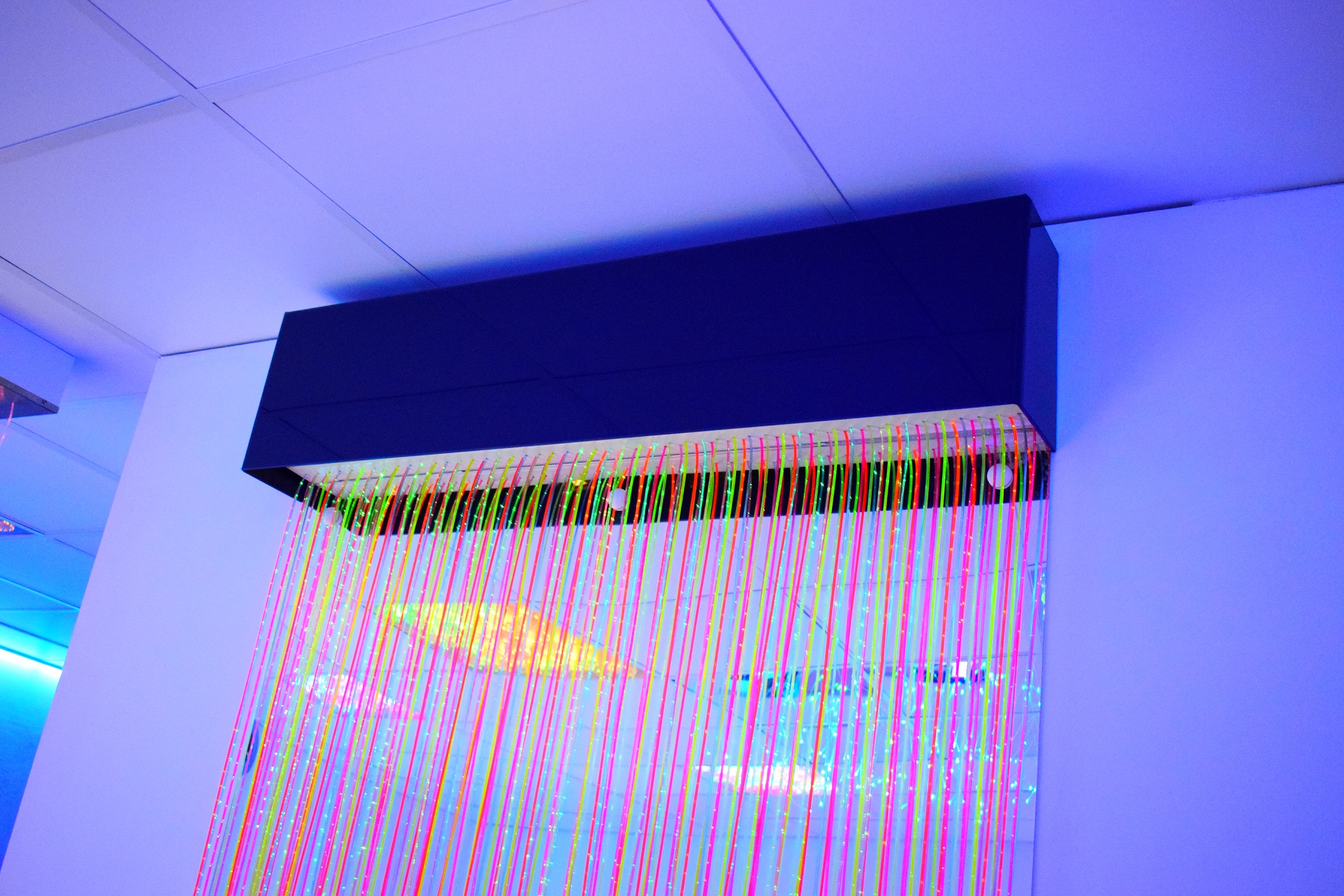 UV Fibre Optic Curtain with Pelmet and Mirror - Image 2