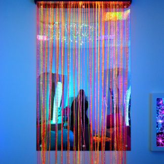 UV Fibre Optic Curtain with Pelmet and Mirror