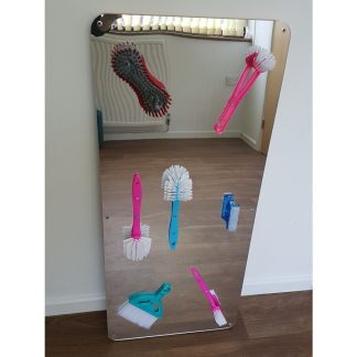 Brush Mirrored Panel