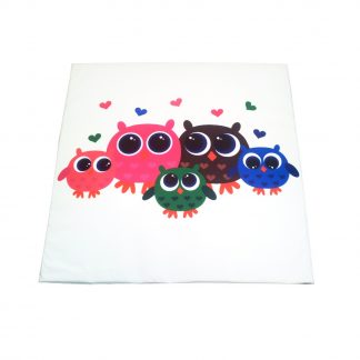 Owl Family - Padded Picture Mat